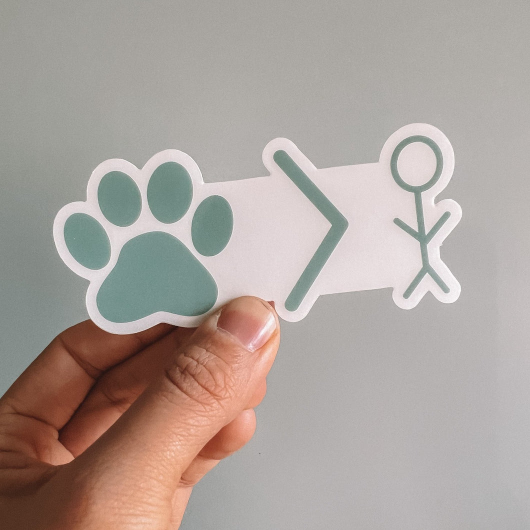 Paws > People Sticker