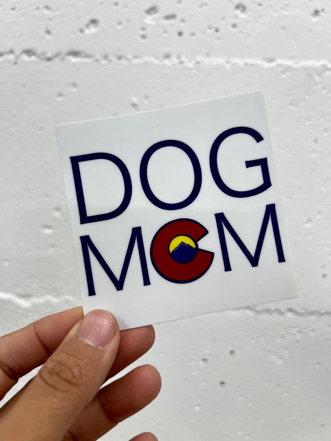 CO DOG MOM Sticker